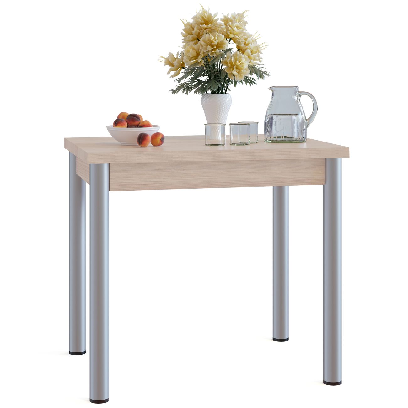 Стол обеденный Сокол Меб.фабрика СО-1м беленый дуб