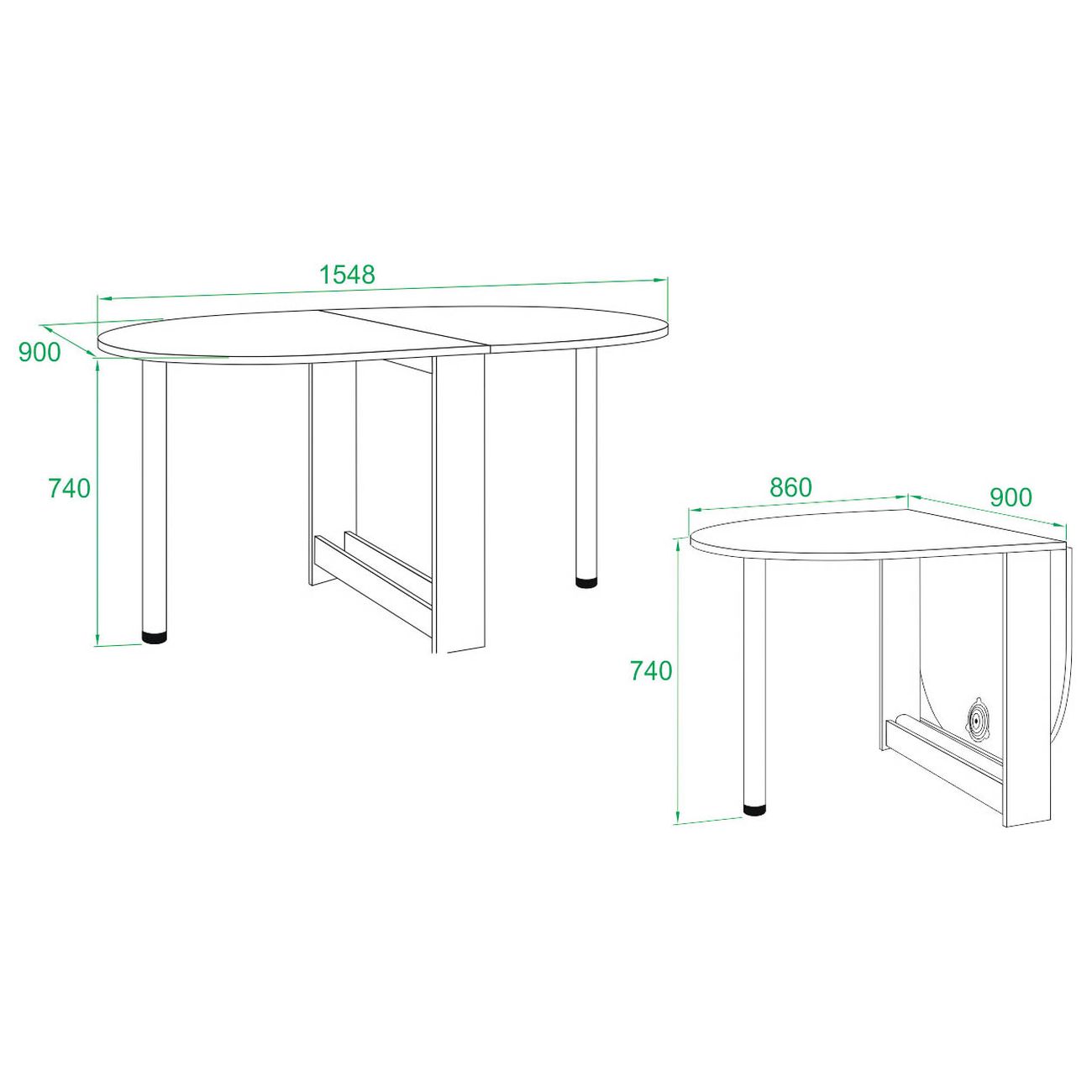 Стол-книжка Сокол Меб.фабрика СП-12 беленый дуб