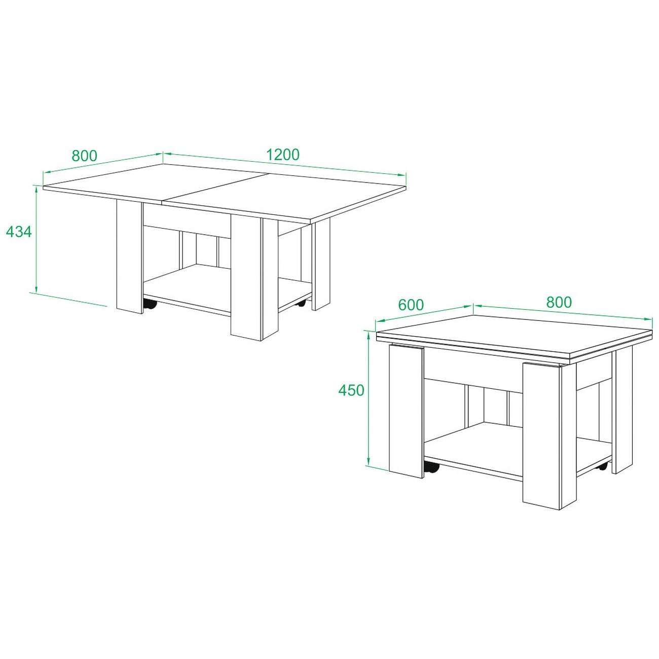 Столик журнальный Сокол Меб.фабрика СЖ-1 венге