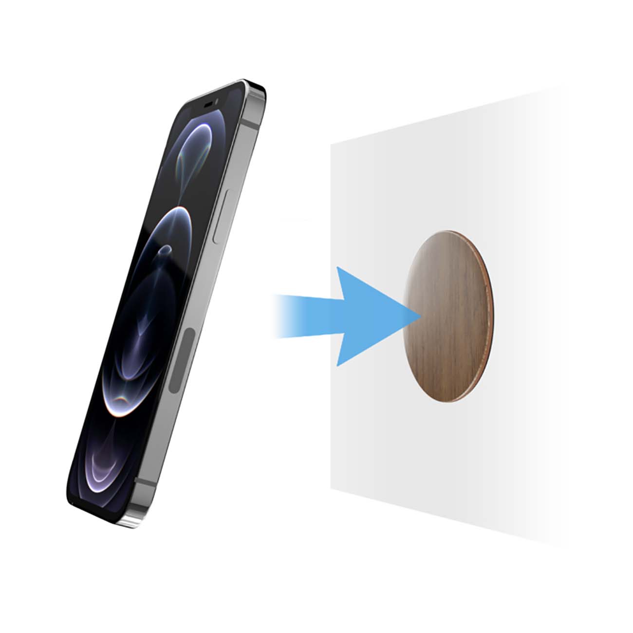 Держатель SwitchEasy MagPoka Apple iPhone 12 Series дерево