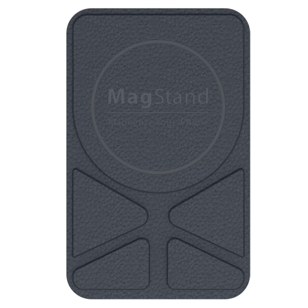 Магнитное крепление-подставка SwitchEasy MagStand Leather Stand Classic синий