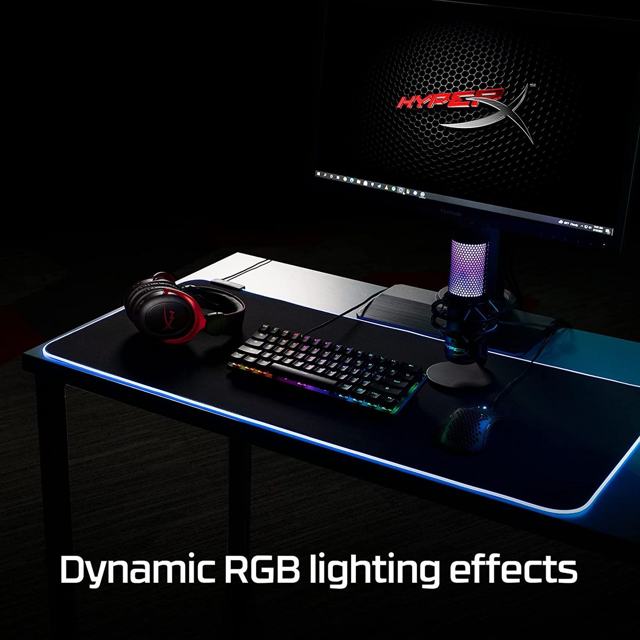 Игровой коврик HyperX Pulsefire Mat RGB XL (HMPM1R-A-XL)