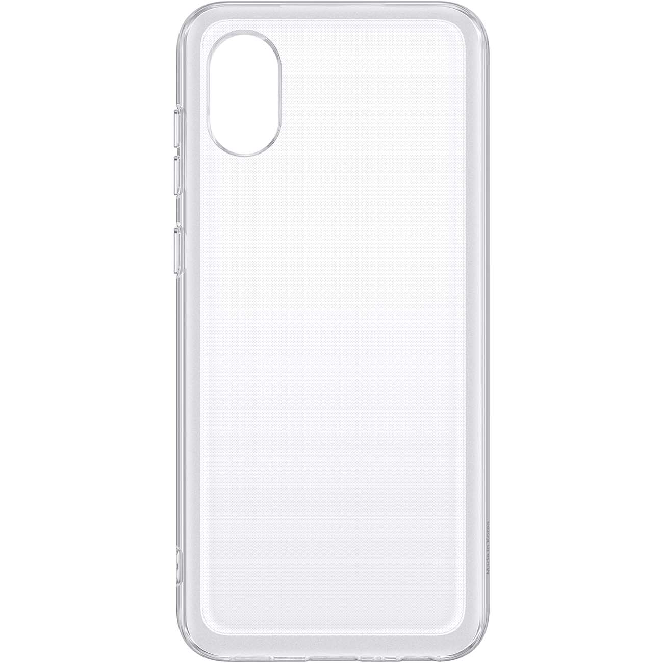 Чехол Samsung Soft Clear Cover A03 Core прозрачный (EF-QA032)