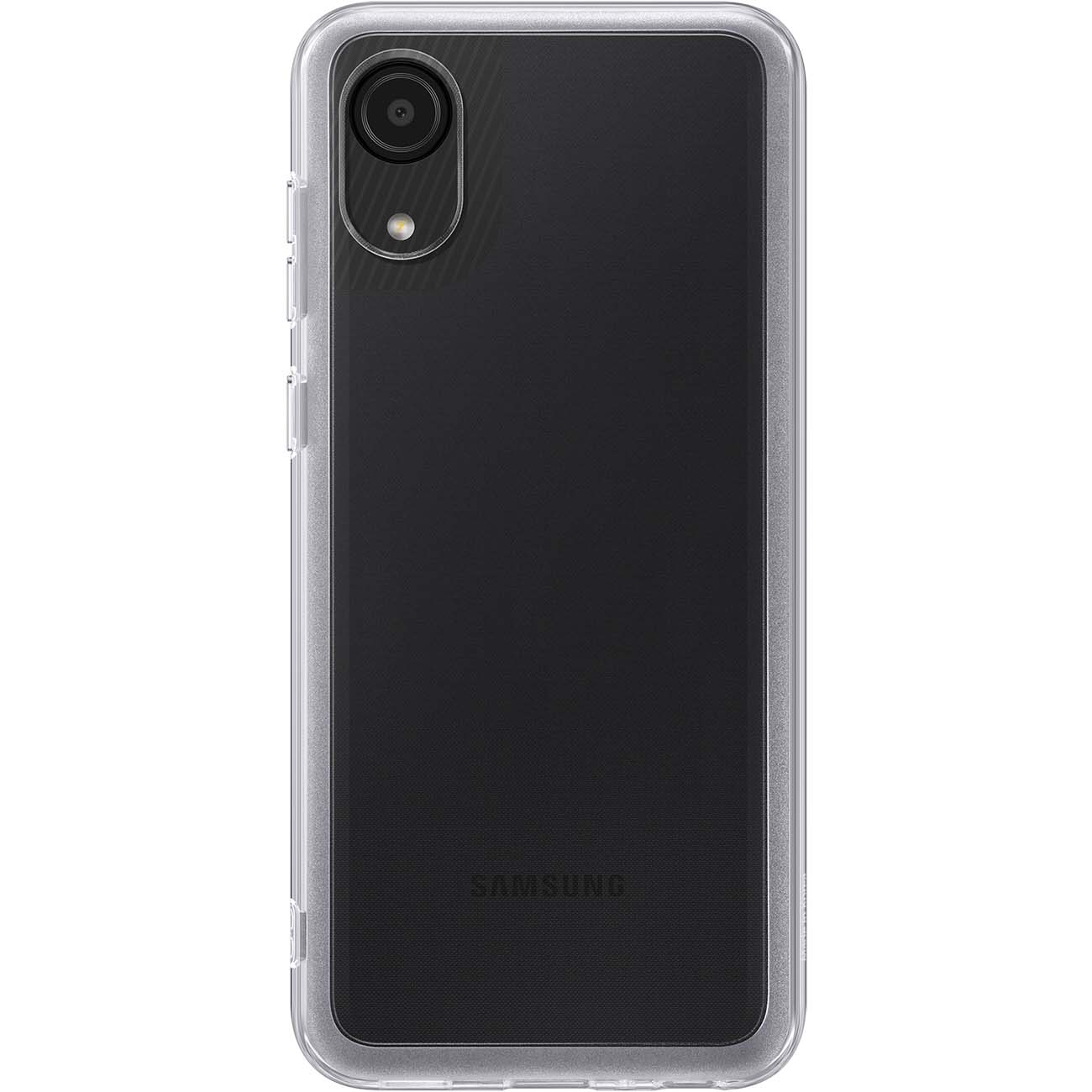 Чехол Samsung Soft Clear Cover A03 Core прозрачный (EF-QA032)