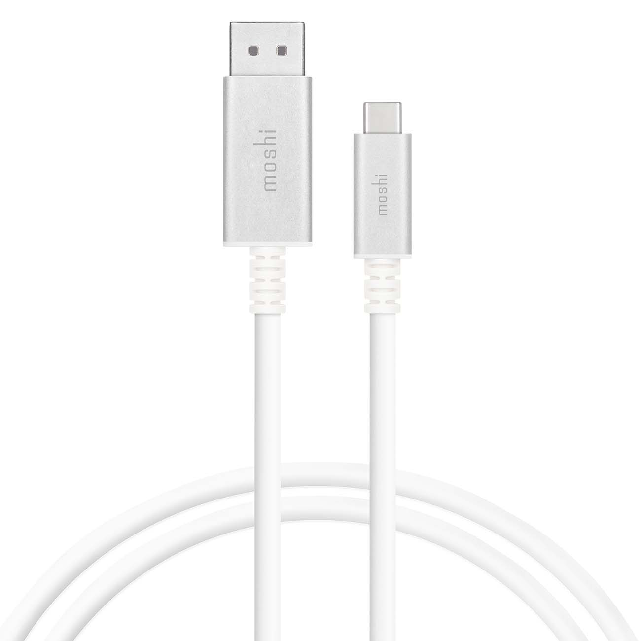Кабель для Mac Moshi USB-C to DisplayPort 5K 60 Гц белый (99MO084102)