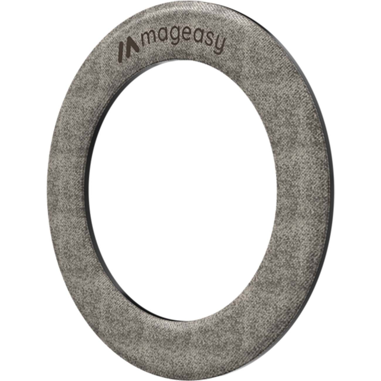 Магнитный держатель SwitchEasy MagDoka Ring MagSafe серый