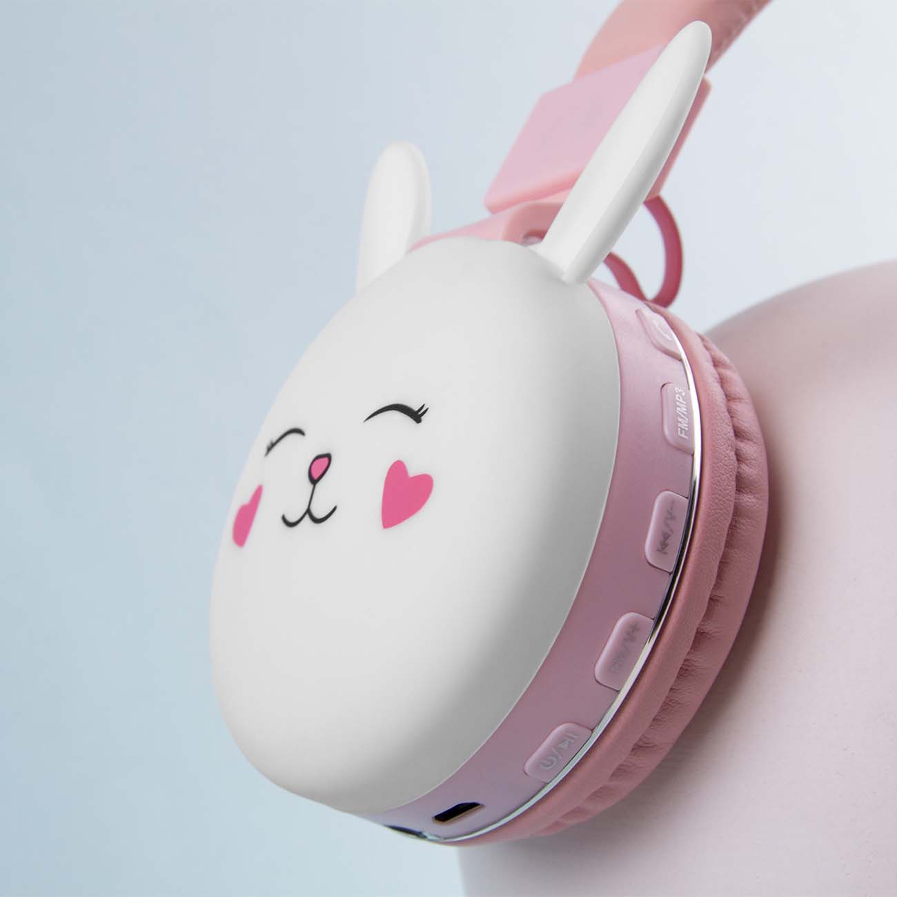 Наушники накладные Bluetooth Rombica mysound BH-20 4C Pink/белый