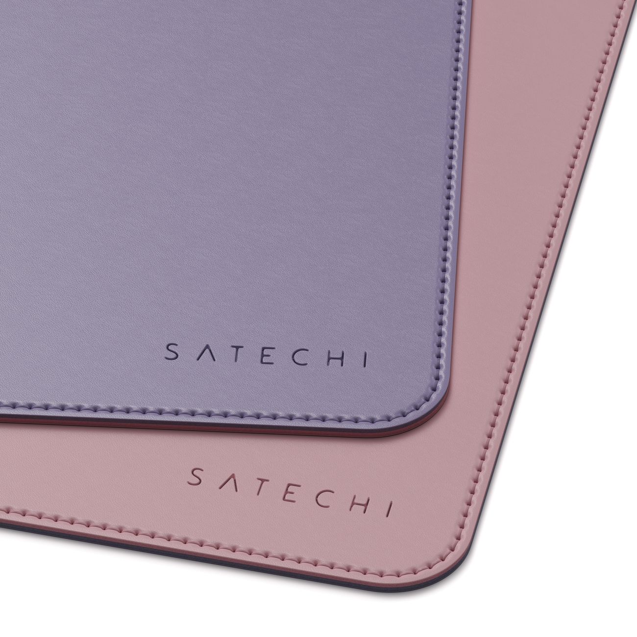 Коврик для мыши Satechi Dual Side ECO-Leather Deskmate Pink/фиолетовый