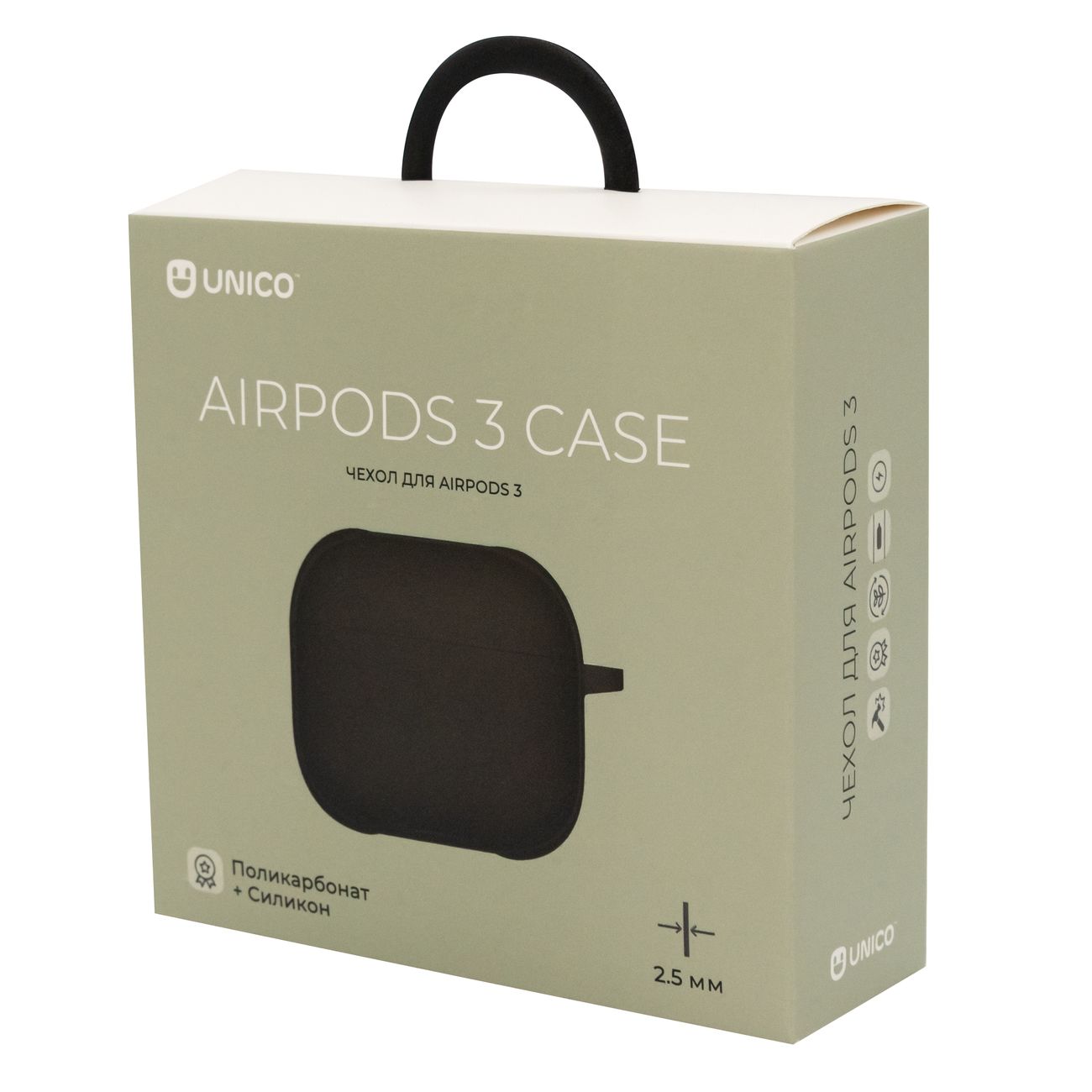 Чехол Unico черный (AP3PCSCSBL)