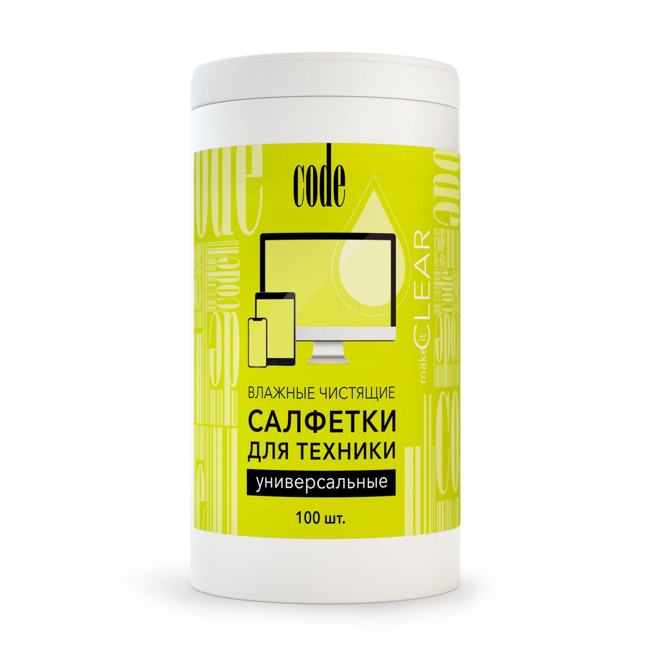 Чистящее средство для ТВ Code универсальные 100 шт. (CC-207)