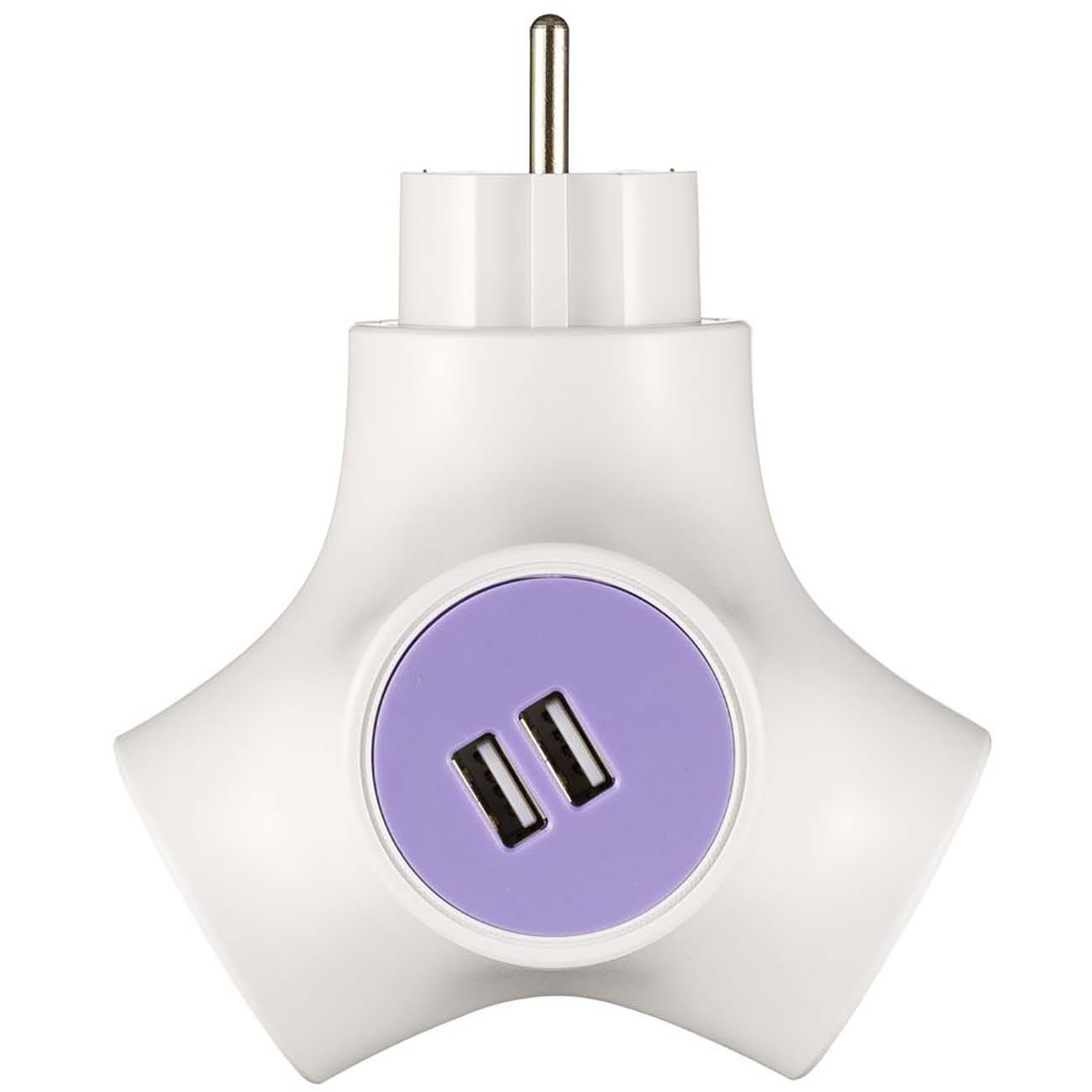 Тройник Старт SA1/2-ZD 2USB Octopus