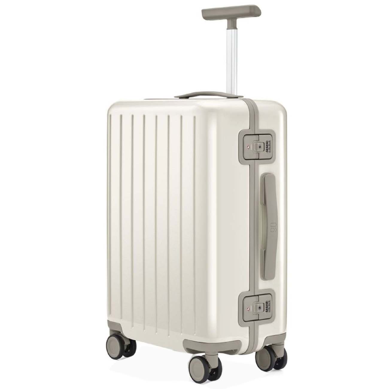 Чемодан Ninetygo Manhattan single trolley 20'' коричневый (113105)