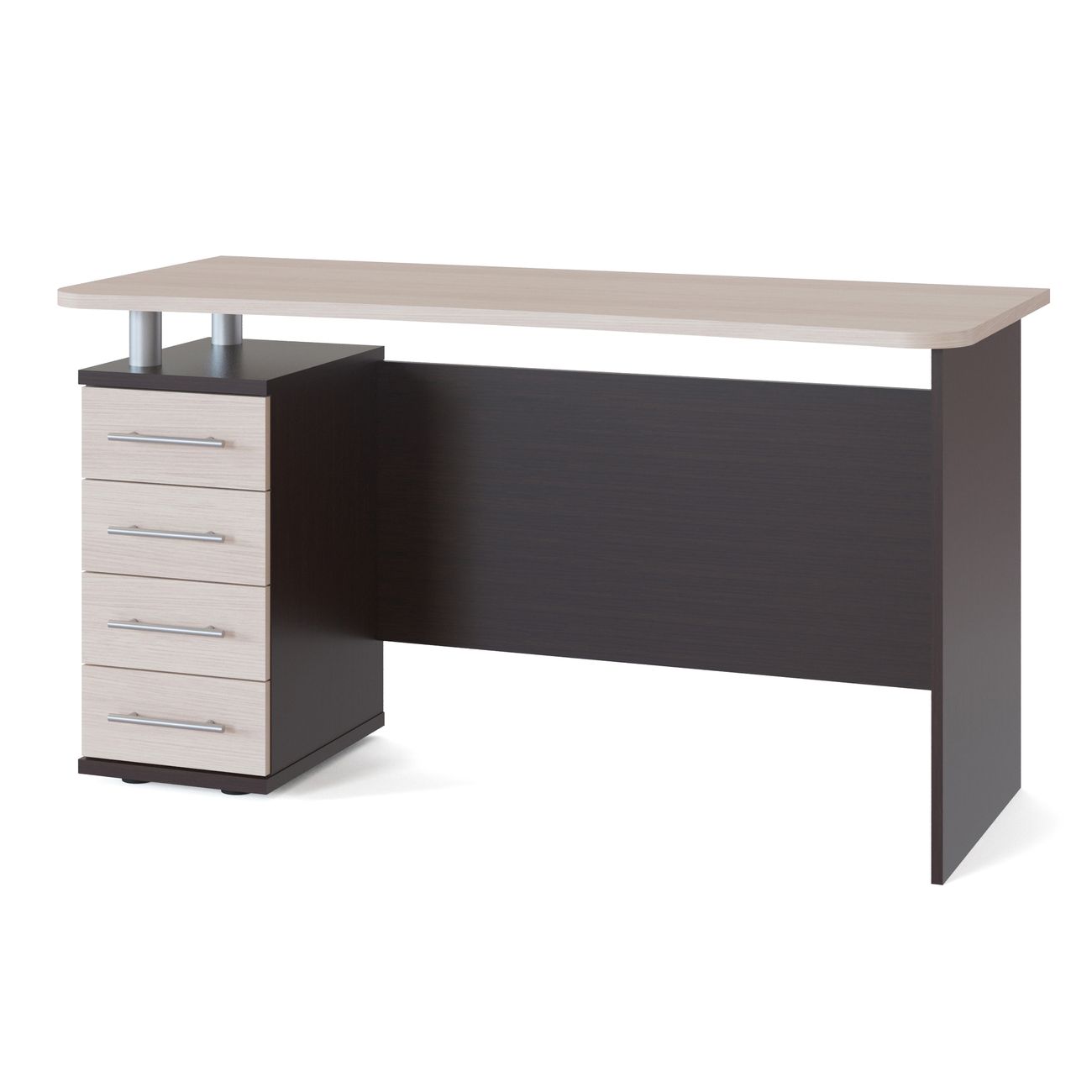 Стол компьютерный Сокол Меб.фабрика КСТ-105 Венге/беленый дуб