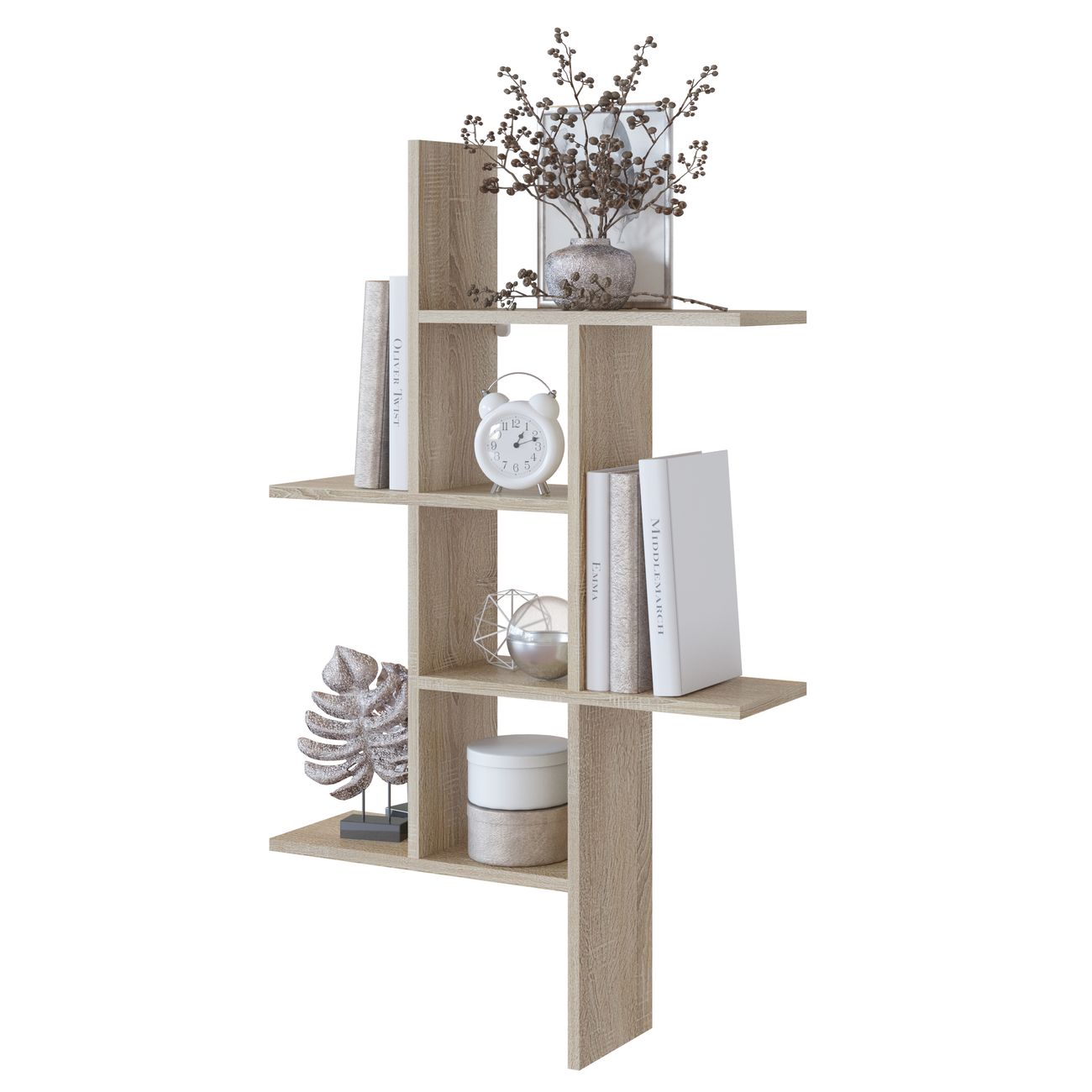 Полка книжная Сокол Меб.фабрика ПК-6 Дуб сонома