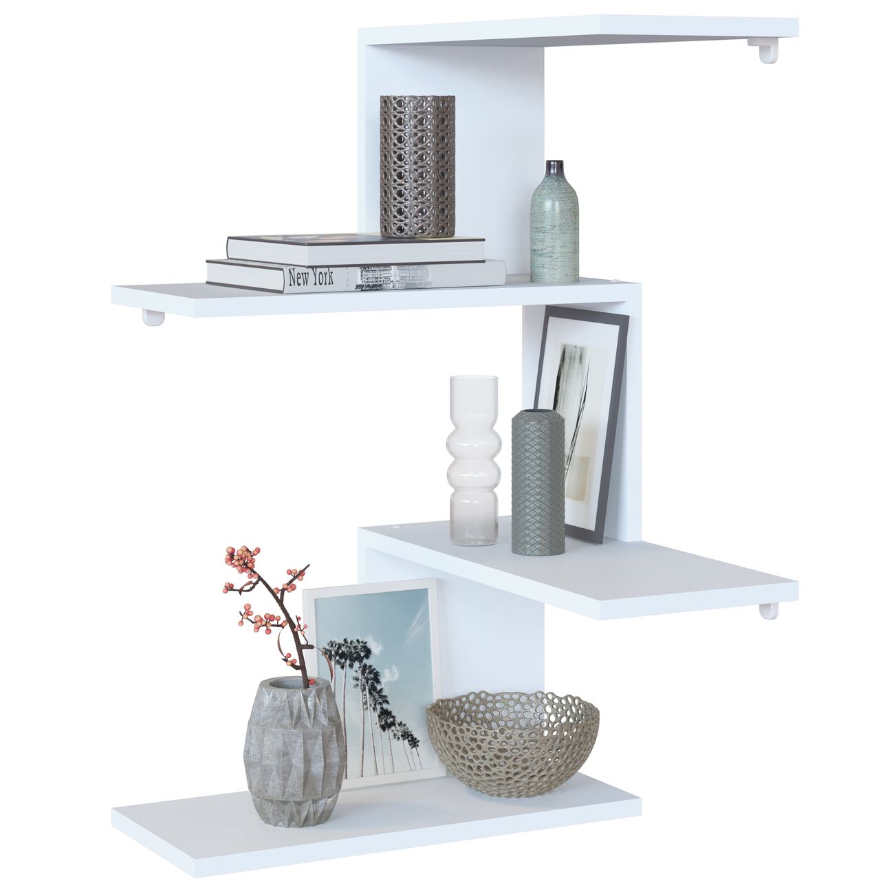 Полка книжная Сокол Меб.фабрика ПК-7 Белый