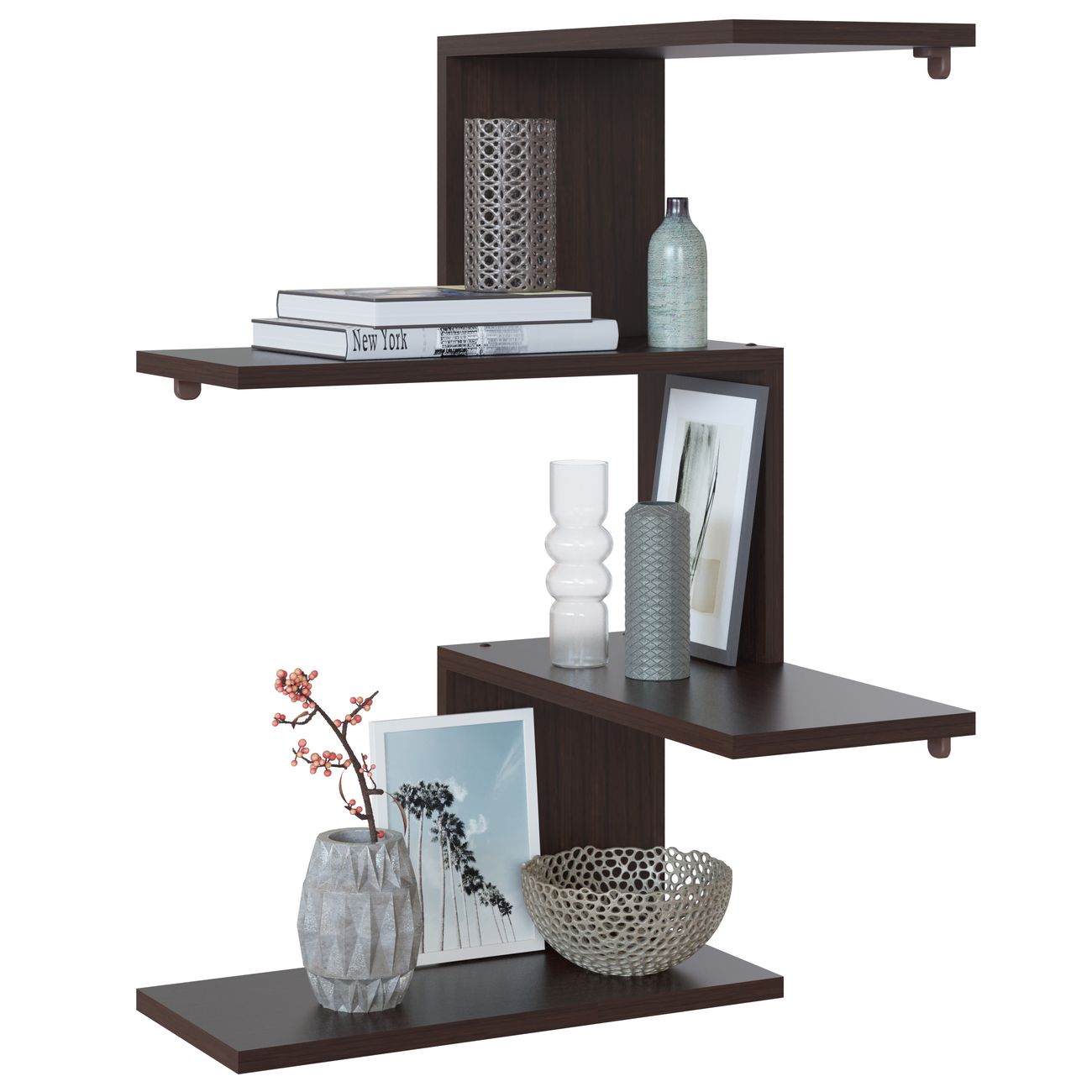 Полка книжная Сокол Меб.фабрика ПК-7 Венге