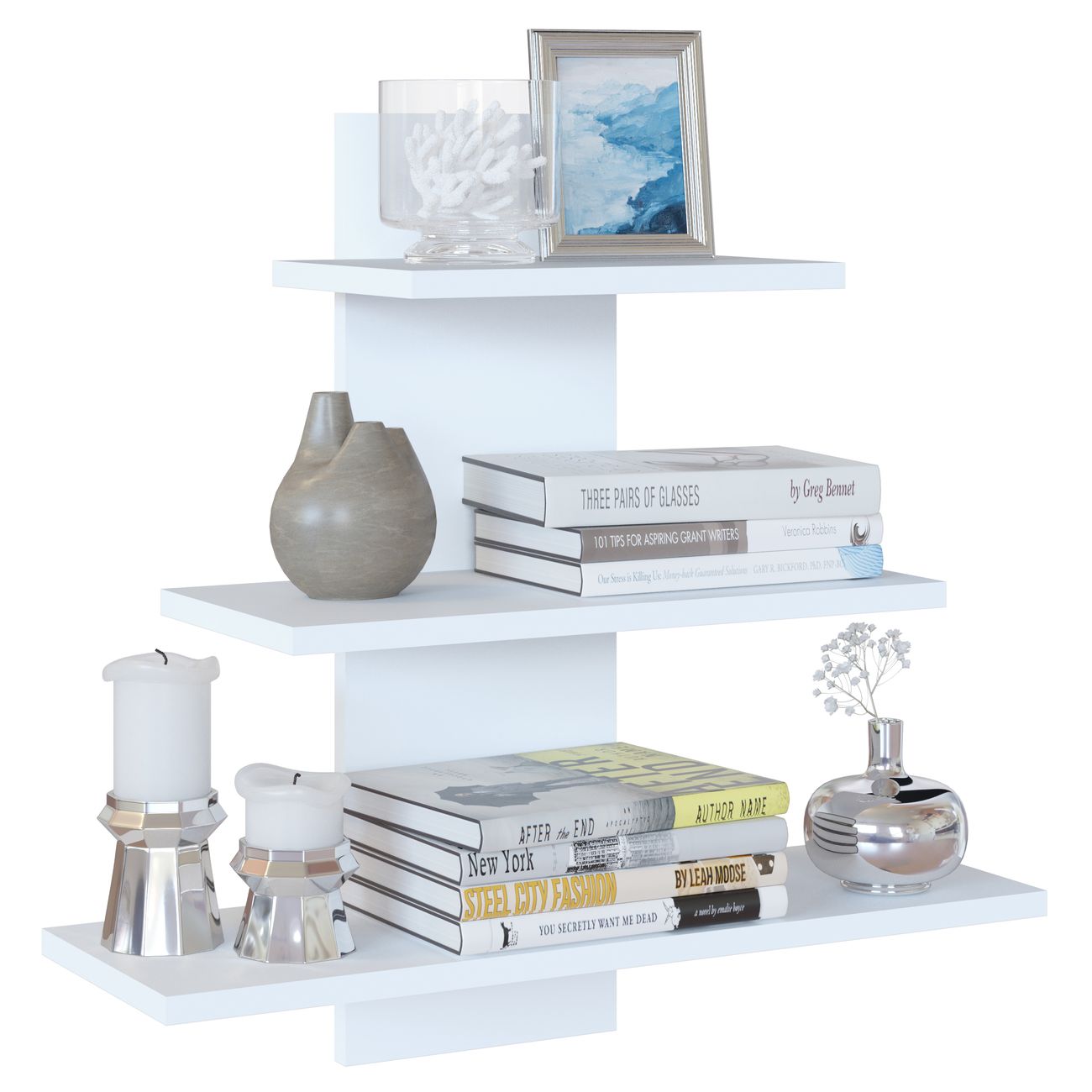 Полка книжная Сокол Меб.фабрика ПК-8 Белый