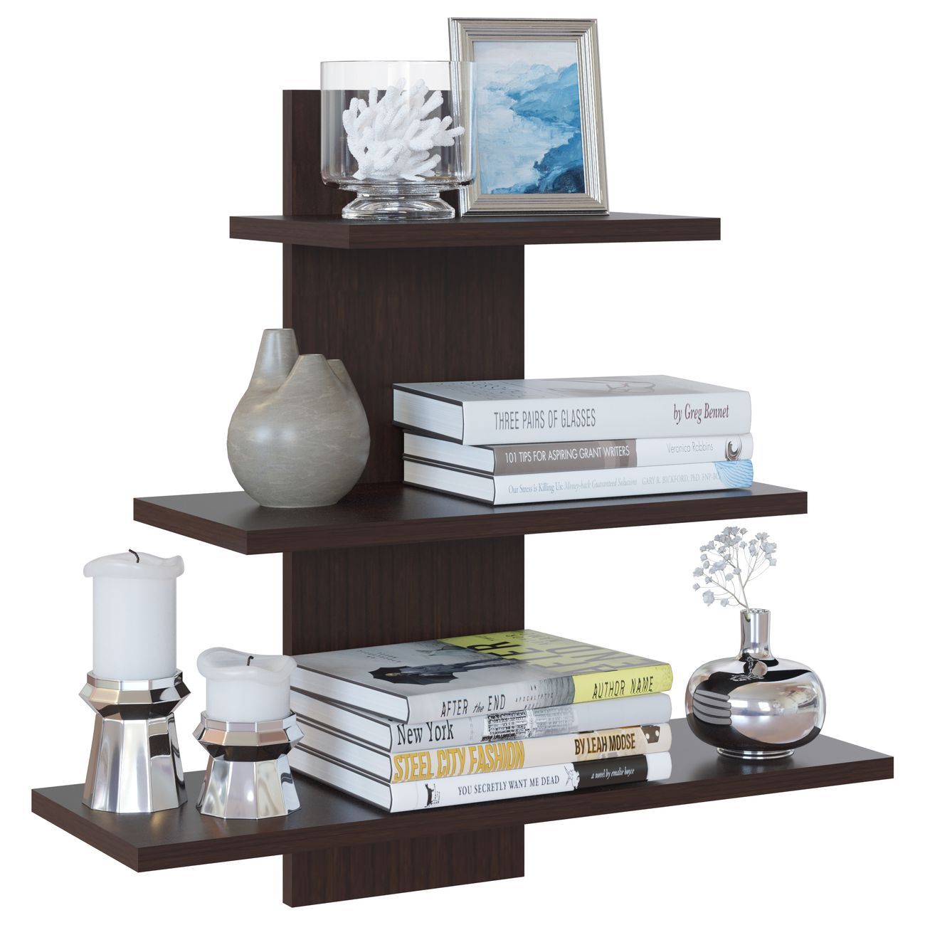 Полка книжная Сокол Меб.фабрика ПК-8 Венге