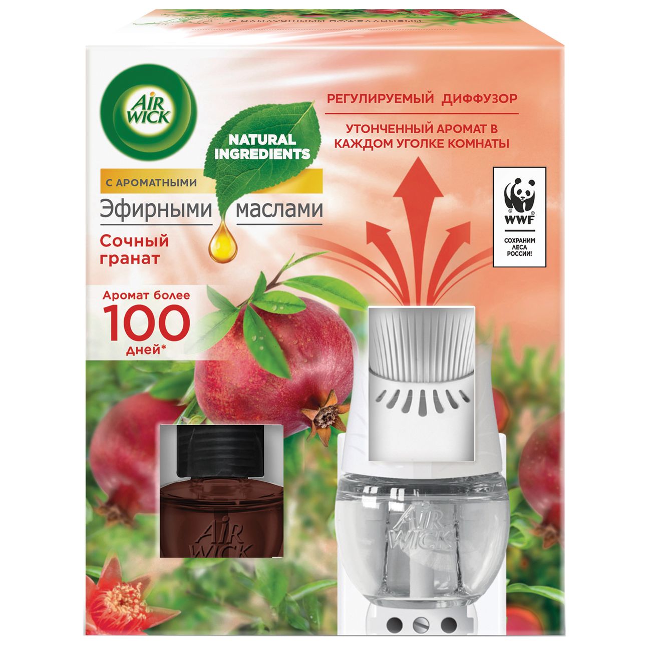 Диффузор AirWick Liquid Electrical сочный гранат