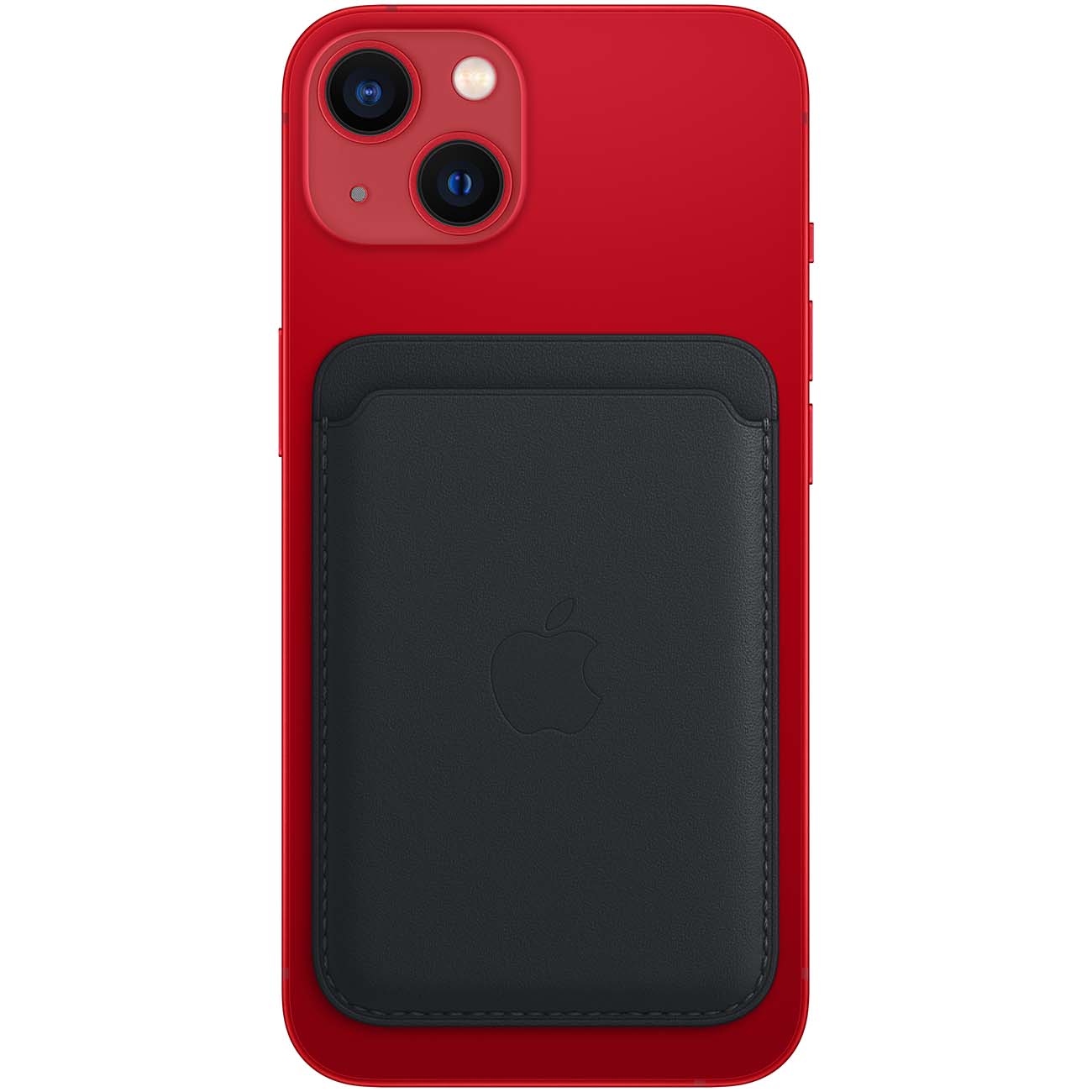 Кардхолдер для Apple iPhone Leather Wallet MagSafe полуночный