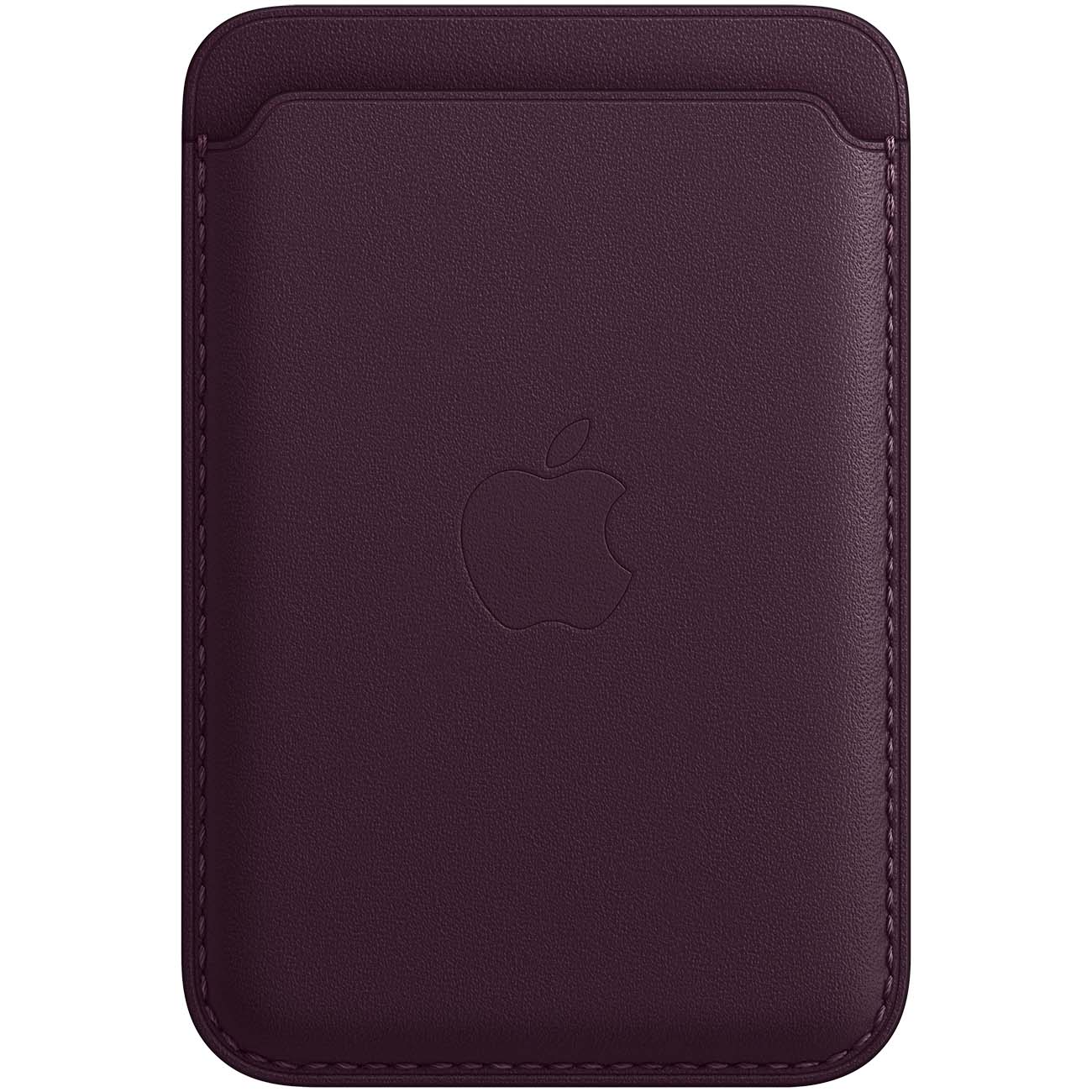 Кардхолдер для Apple iPhone Leather Wallet MagSafe Dark вишня