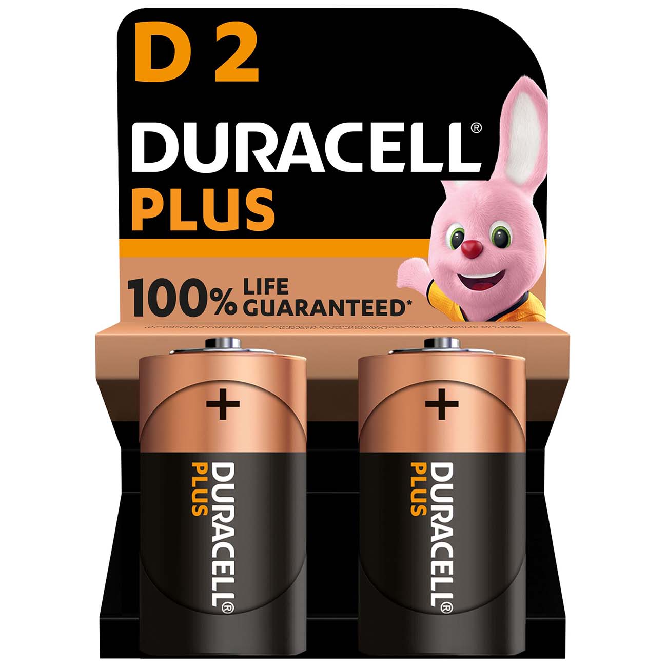 Батарея Duracell LR20-2BL PLUS