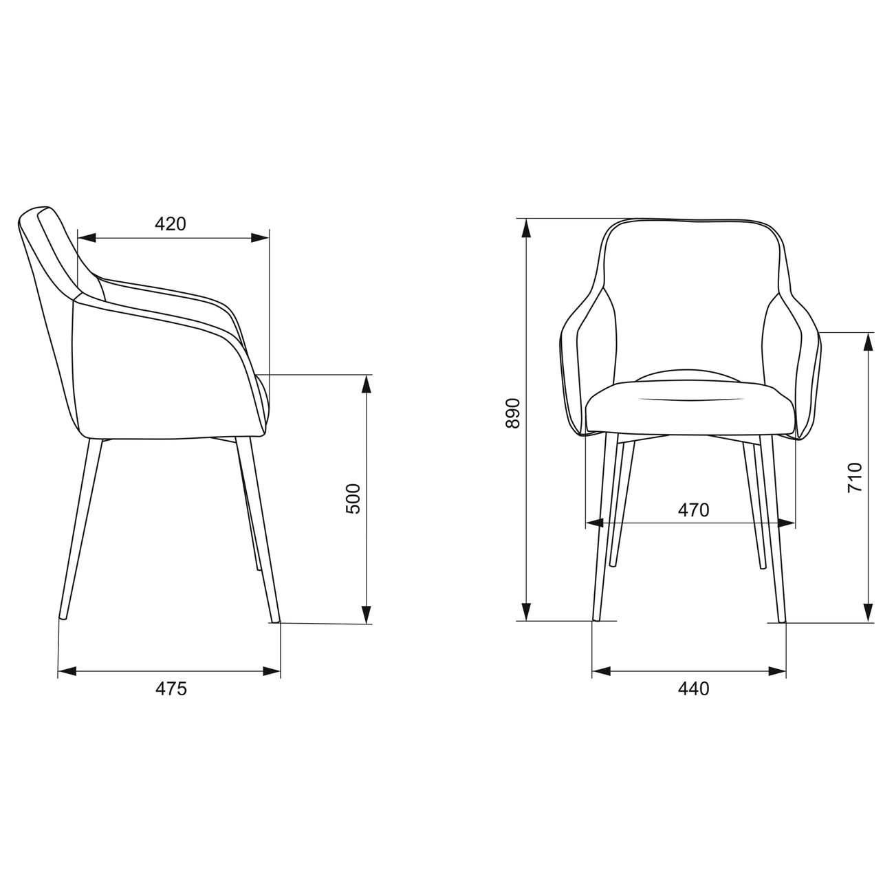 Кресло компьютерное Бюрократ CH-380F/9AMBER