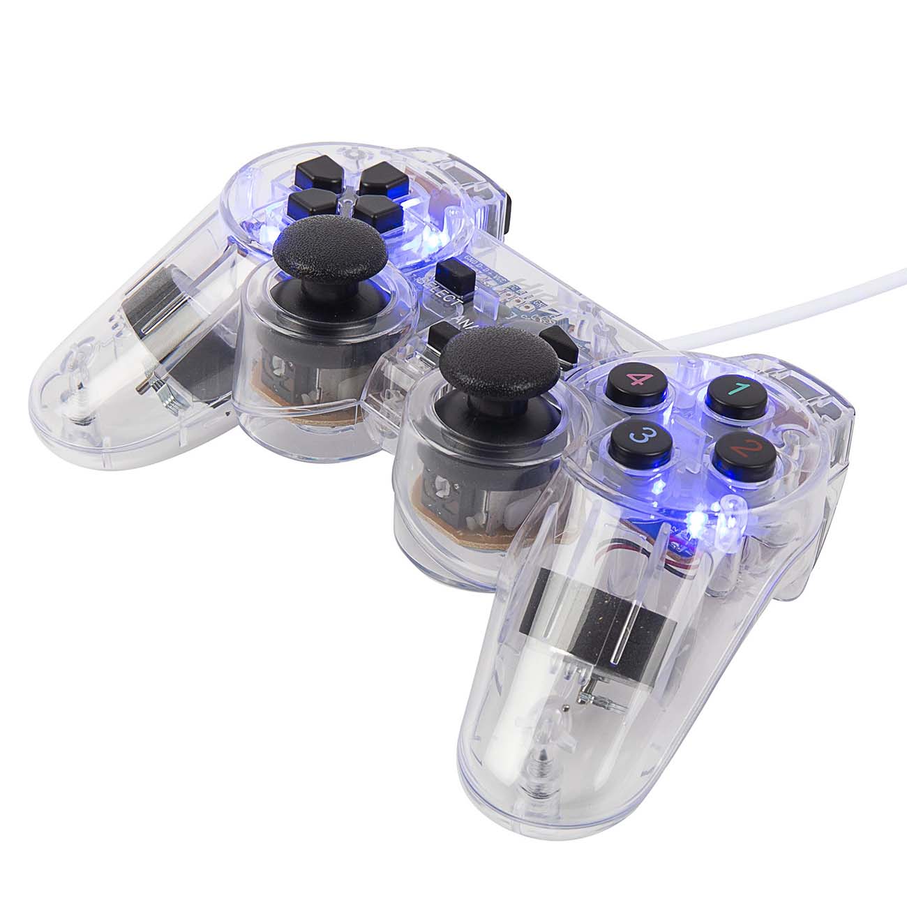 Геймпад HIPER GMP-002 Transparent+Black