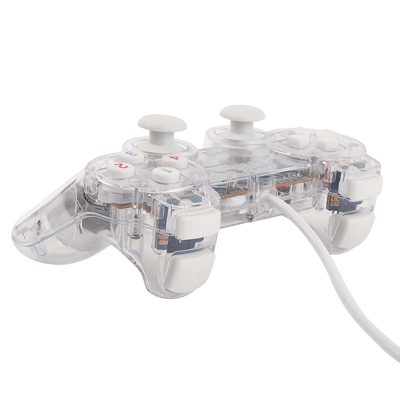 Геймпад HIPER GMP-003 Transparent+White