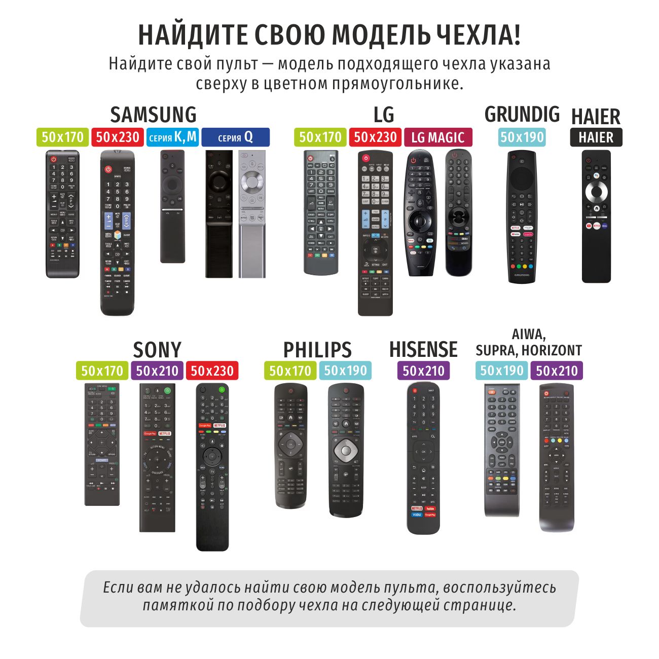Чехол для ТВ пульта WiMAX RCCWM-HR-B