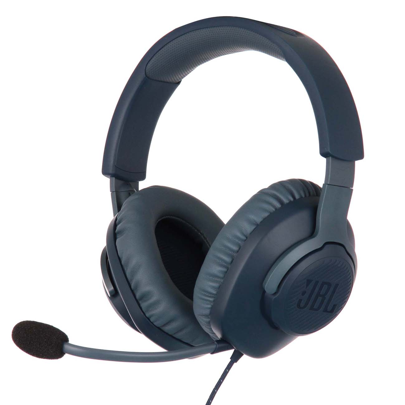 Игровые наушники JBL Quantum 100 Blue (JBLQUANTUM100BLU)