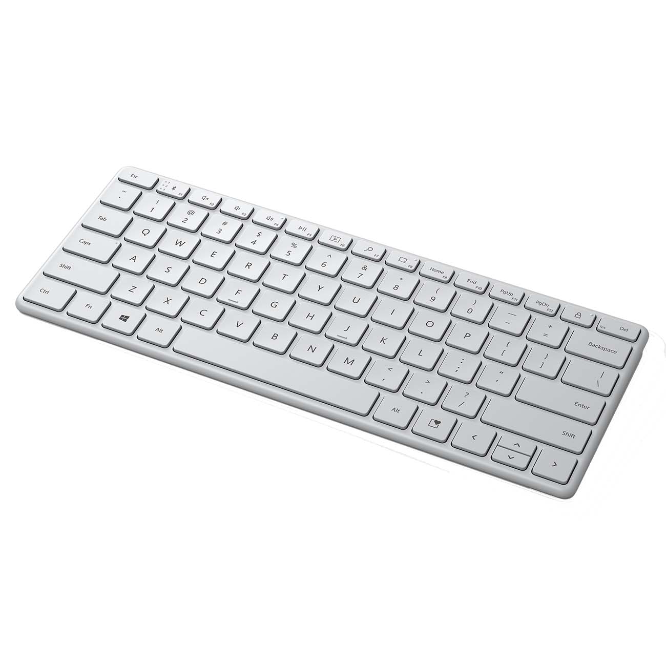 Клавиатура беспроводная Microsoft Bluetooth Designer compact keyboard Monza серый