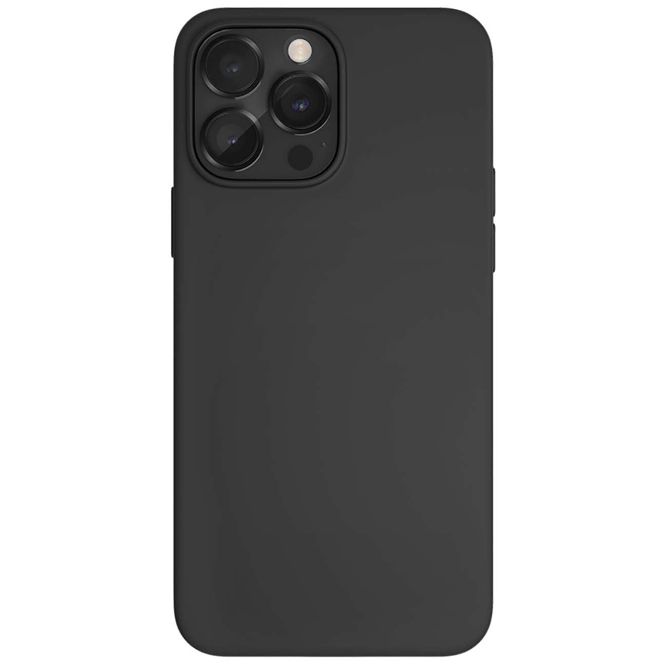 Чехол vlp Silicone с MagSafe для iPhone 14 ProMax черный фото