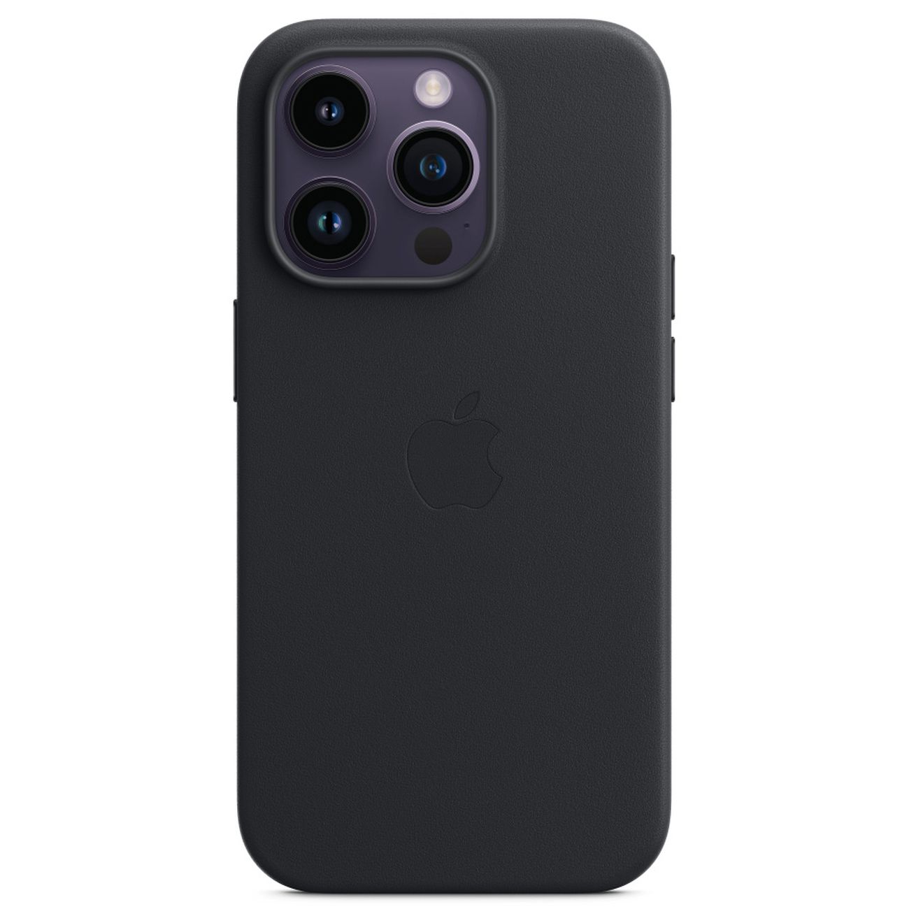 Чехол Apple iPhone 14 Pro Leather MagSafe полуночный фото