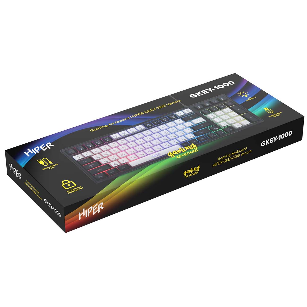 Игровая клавиатура HIPER Venom (GKEY-1000)