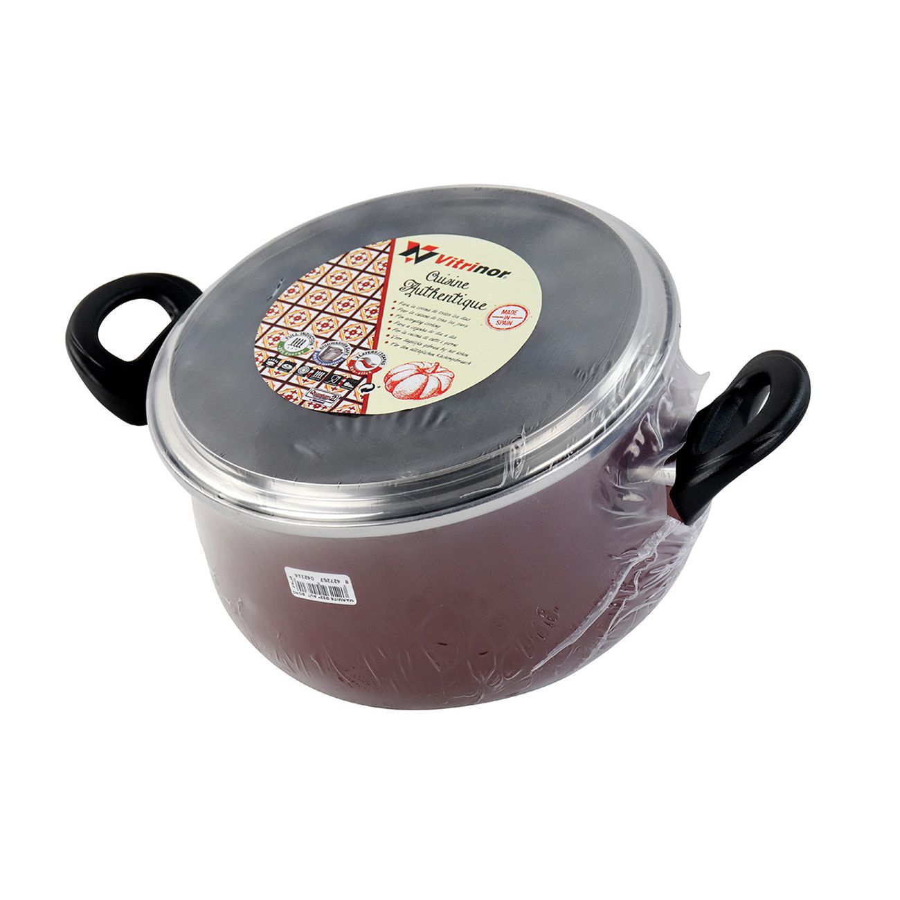 Кастрюля Vitrinor Authentique Burgundy 18 2104789