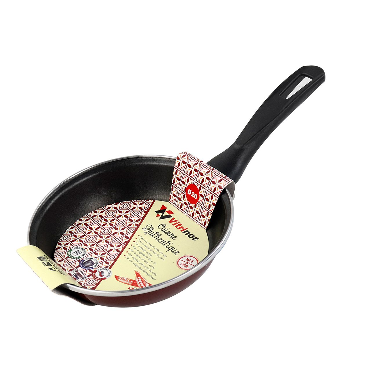 Сковорода Vitrinor Authentique Burgundy 20 2104223