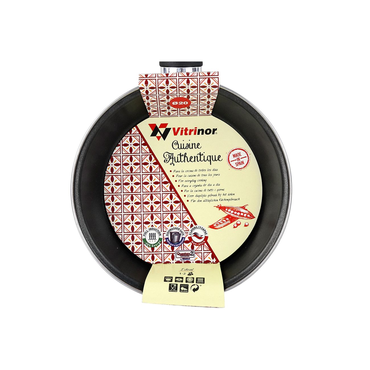 Сковорода Vitrinor Authentique Burgundy 20 2104223