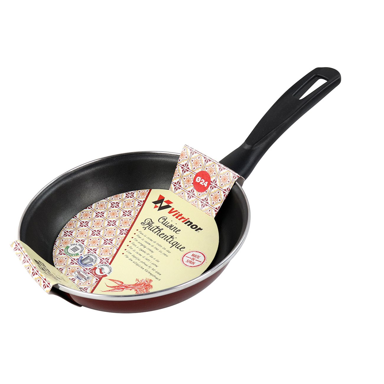 Сковорода Vitrinor Authentique Burgundy 24 2104225