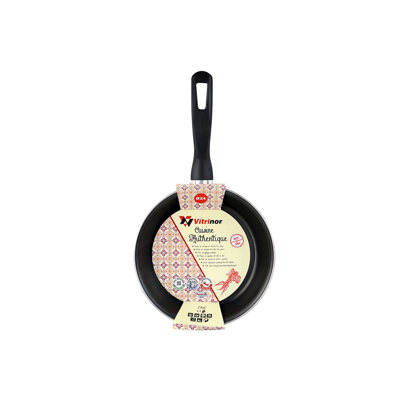 Сковорода Vitrinor Authentique Burgundy 24 2104225