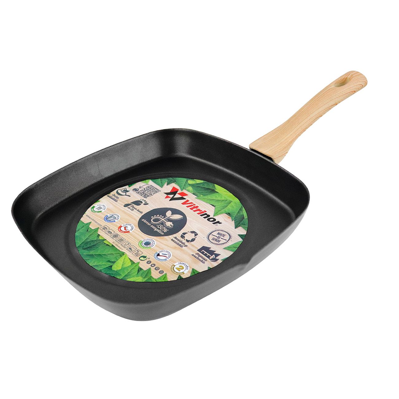 Сковорода гриль Vitrinor Eco Cooking 28 1114414