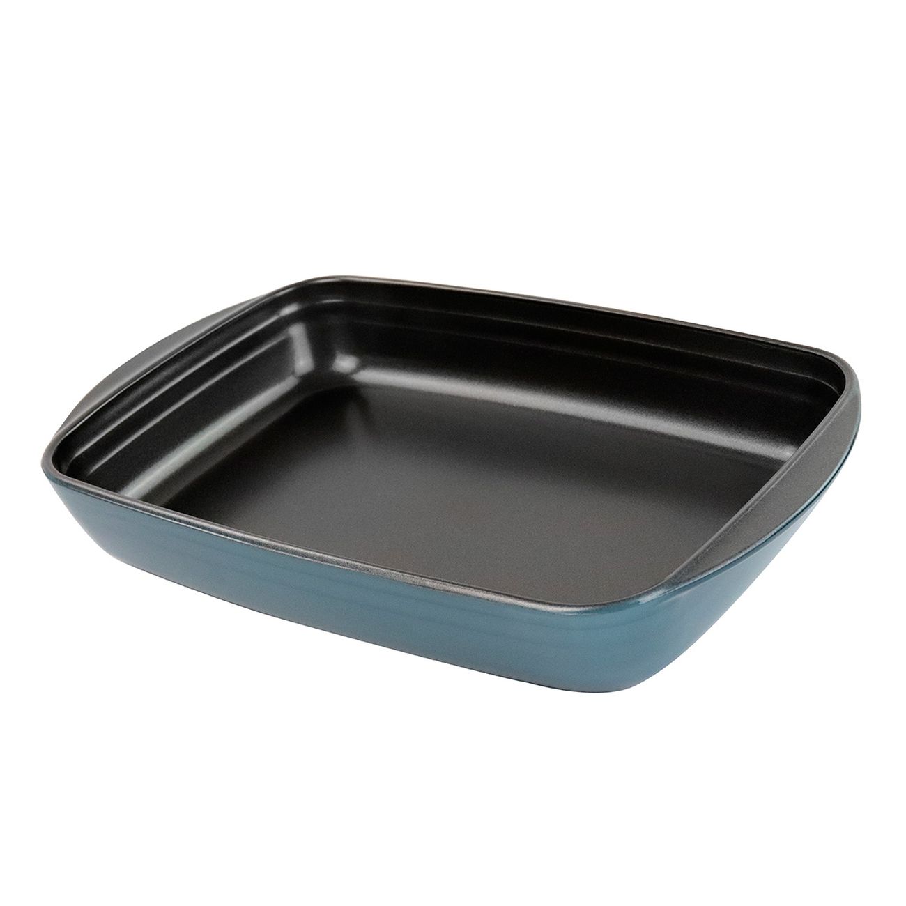 Форма для выпекания (стекло) Vitrinor прямоугольная голубая 31/21/5 1400009