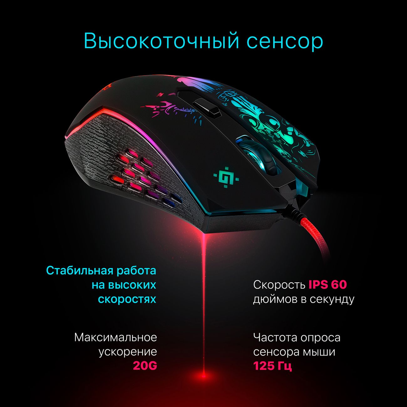 Игровая мышь Defender Sin'Sister GM-933 (52933)