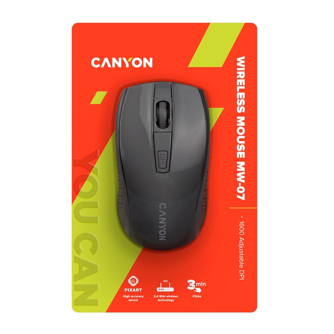 Мышь беспроводная Canyon CNE-CMSW07B