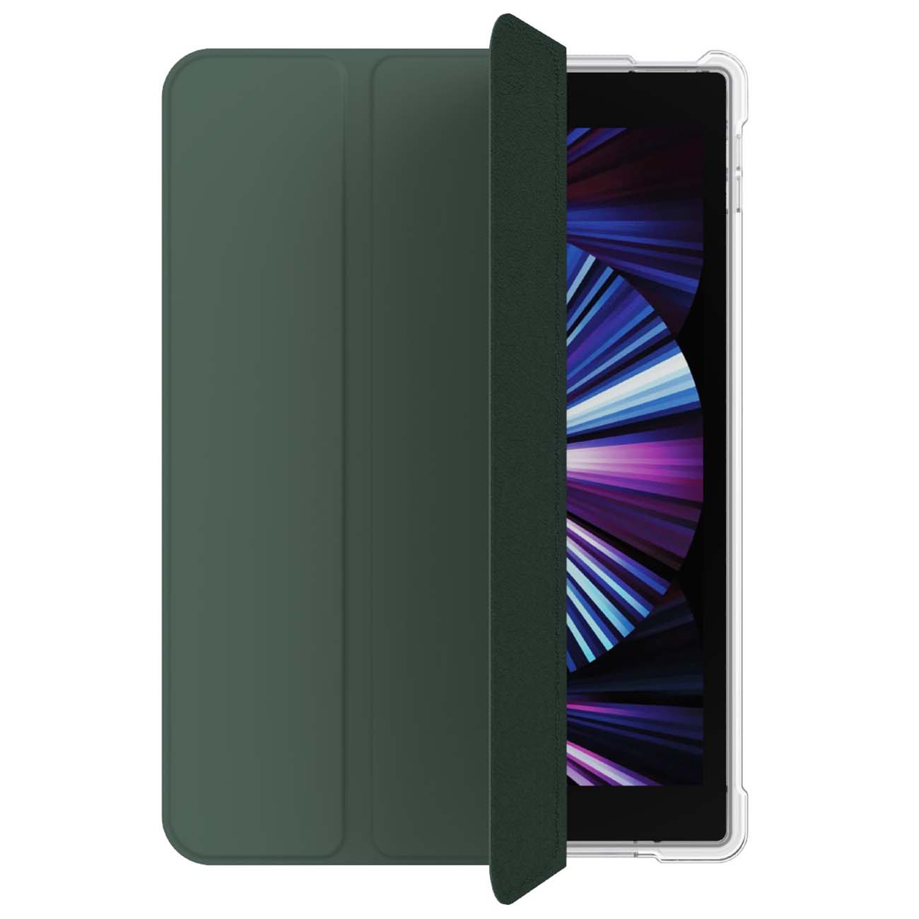 Чехол vlp Dual Folio iPad 7/8/9 (10.2) темно-зеленый
