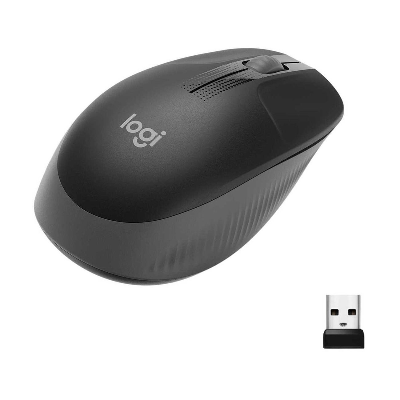 Мышь беспроводная Logitech M190 древесный уголь