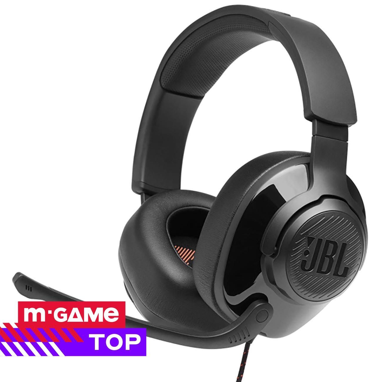 Игровые наушники JBL Quantum 200 Black (JBLQUANTUM200BLK)