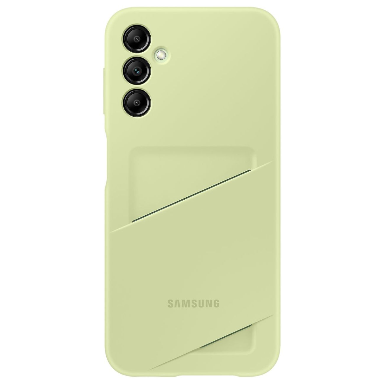 Чехол Samsung Card Slot Case A14 лаймовый (EF-OA146TGEG) фото