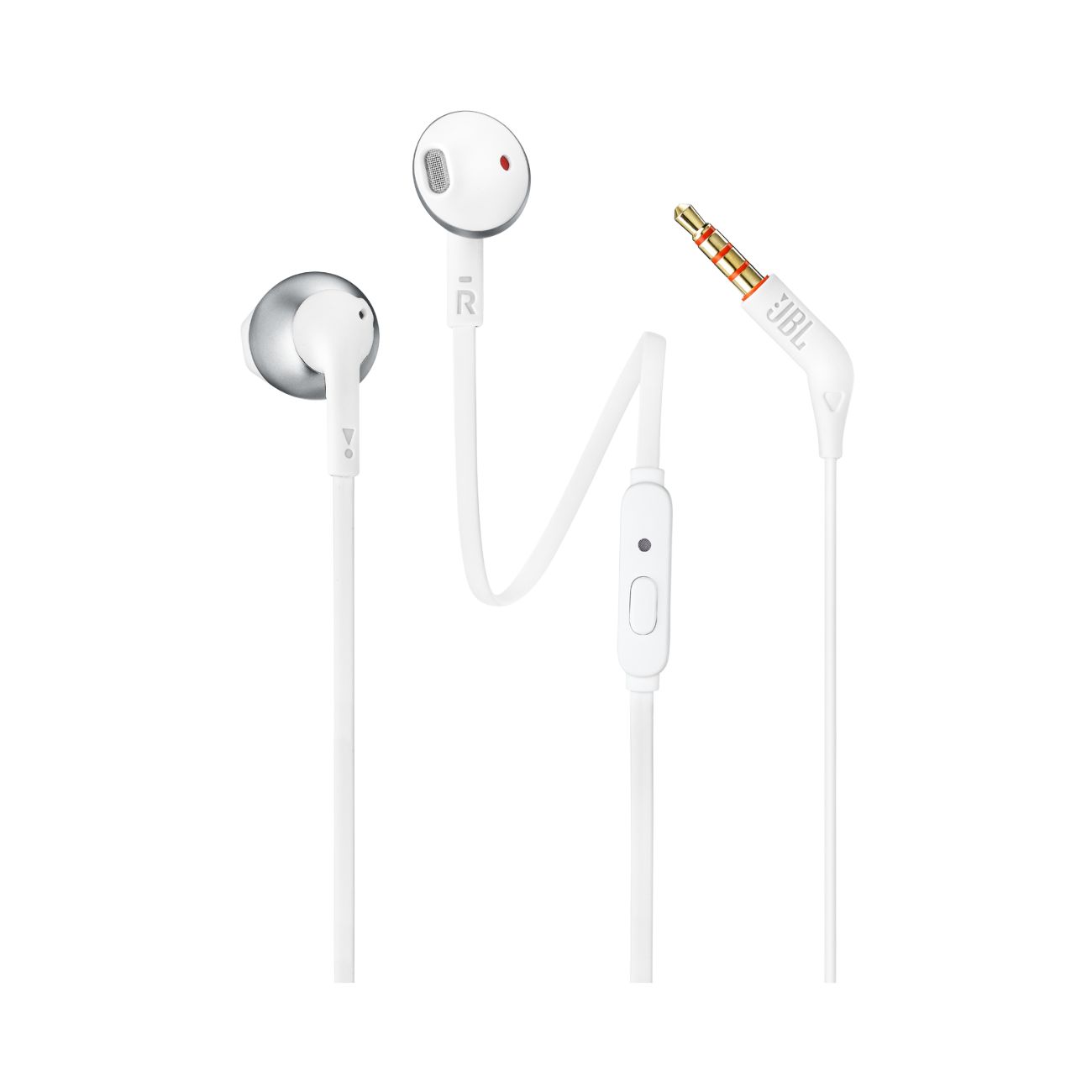 Наушники внутриканальные JBL Tune 205 Chrome (JBLT205CRM)