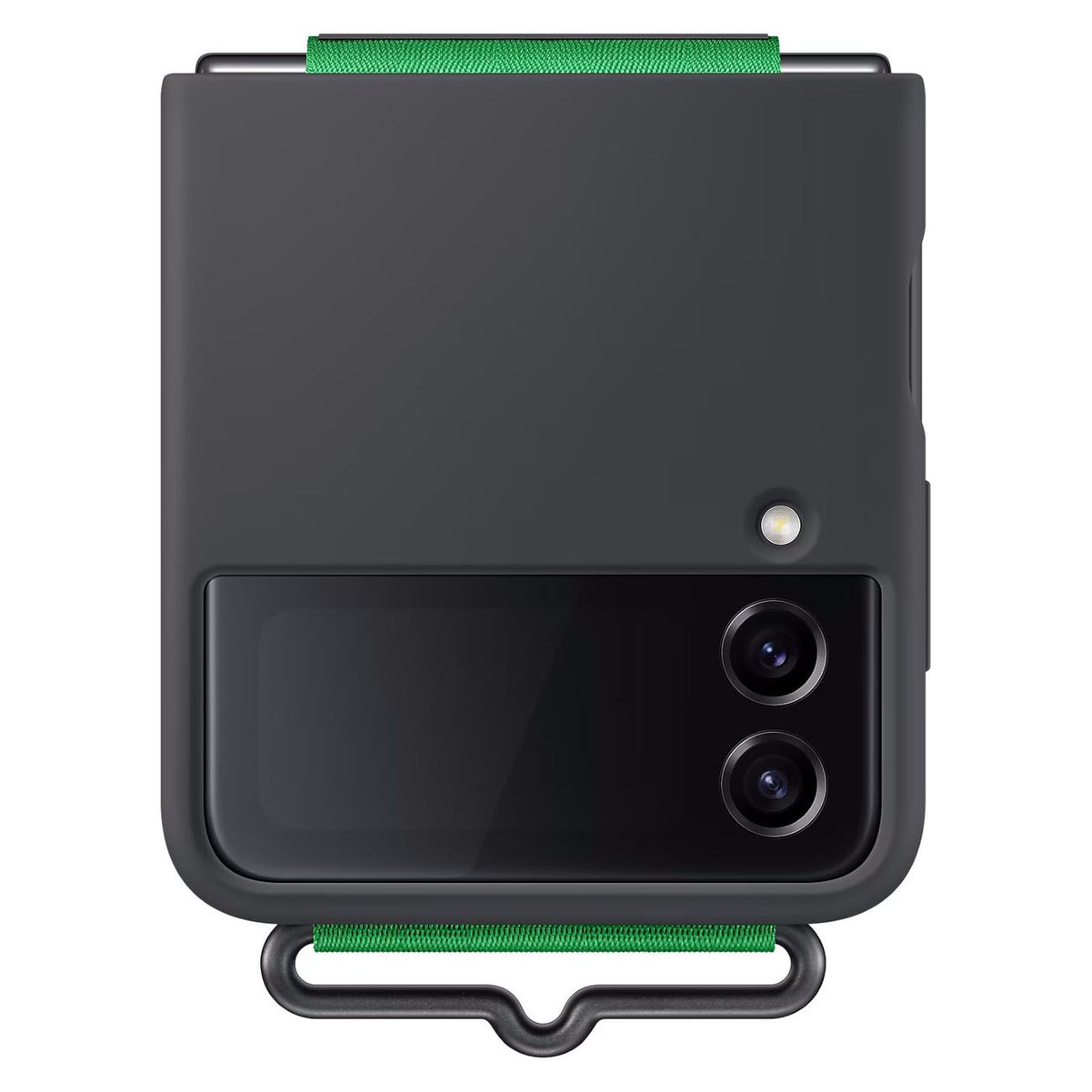 Чехол Samsung Galaxy Z Flip4 Silicone Strap черный EF-GF721TBEG
